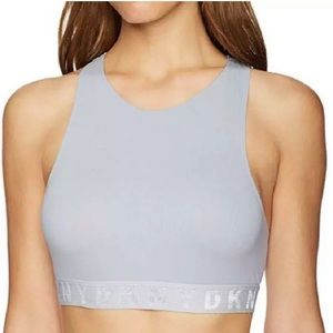 DKNY seamless ribbed crop bra